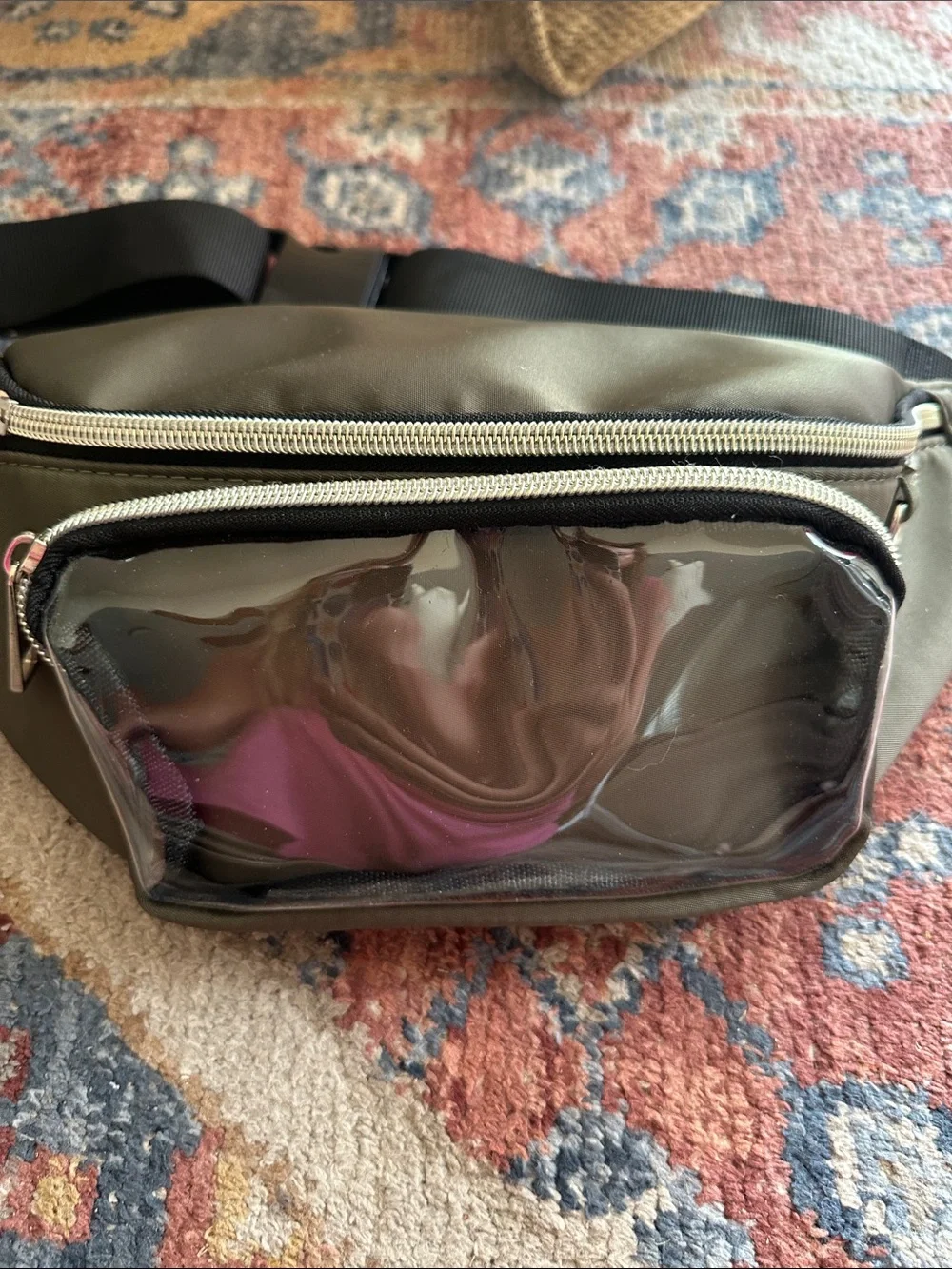 Two belt bags